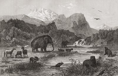 Pliocene Landscape by English School